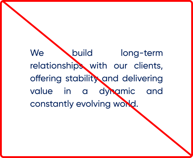 Do not make text align justified