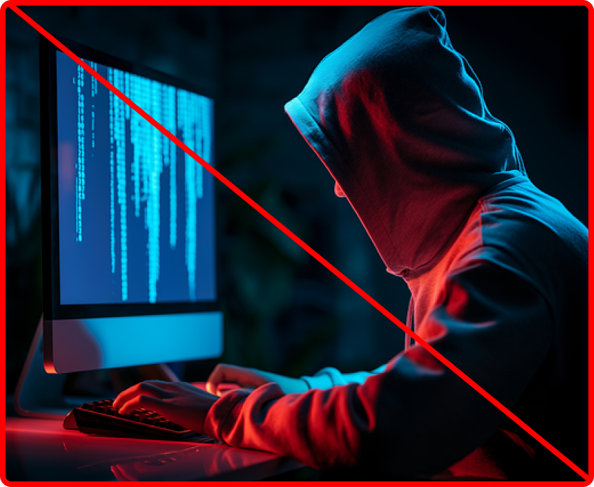 Avoid negative-message images
