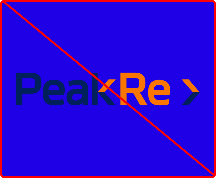 Avoid applying logo on conflicting colour background