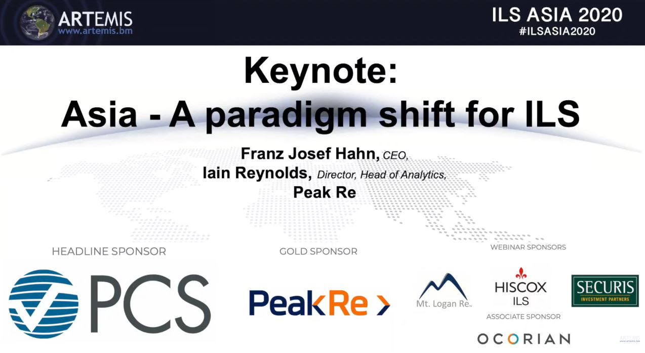 Artemis ILS Asia 2020: Asia – A paradigm shift for ILS